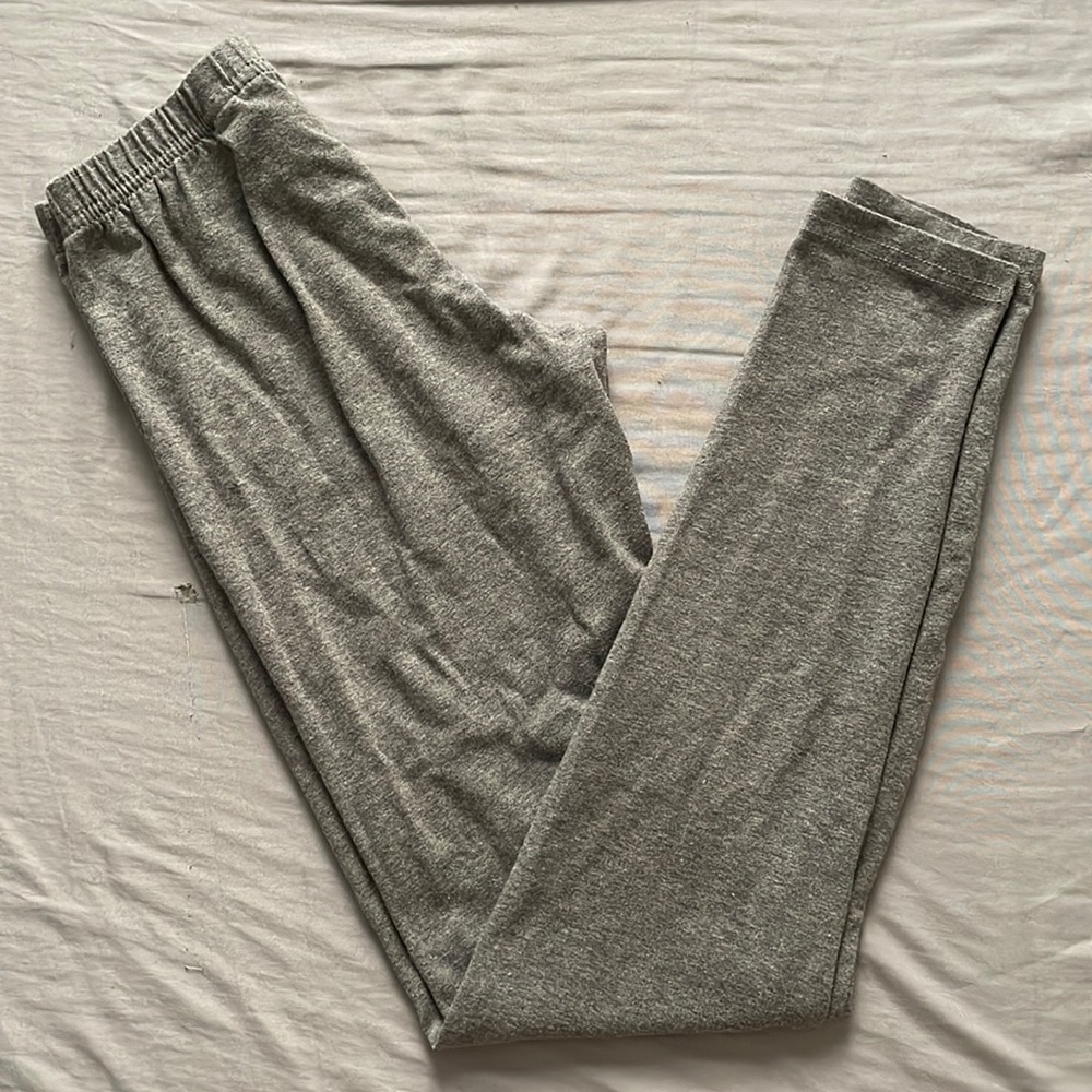 Gray leggings